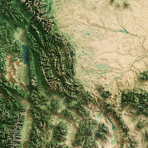 Montana Imagery Shaded Relief
