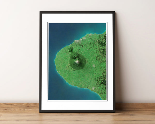 Mount Taranaki, New Zealand Imagery Shaded Relief