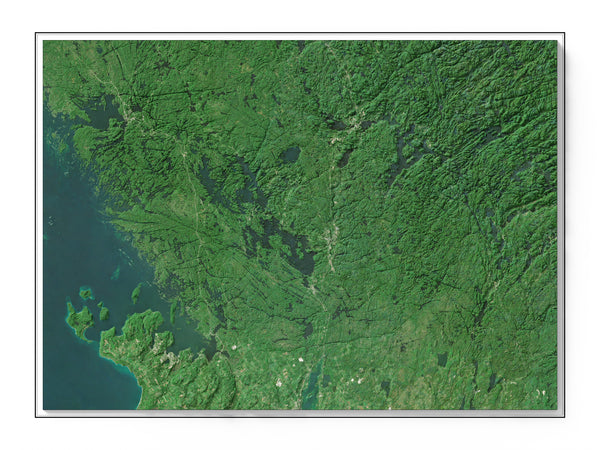 Muskoka Ontario Imagery Shaded Relief