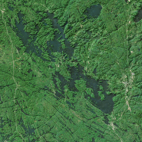 Muskoka Ontario Imagery Shaded Relief