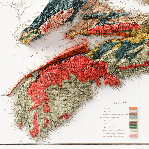 Geological Map of Nova Scotia (c.1903)