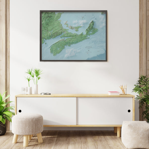 Nova Scotia Topographic Map
