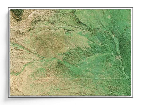 Nebraska Imagery Shaded Relief