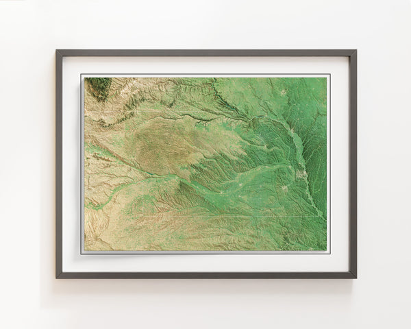 Nebraska Imagery Shaded Relief