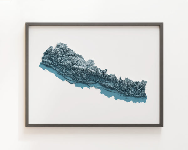 Nepal Shaded Relief