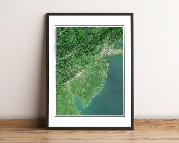 New Jersey Imagery Shaded Relief