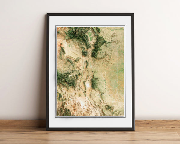 New Mexico Imagery Shaded Relief