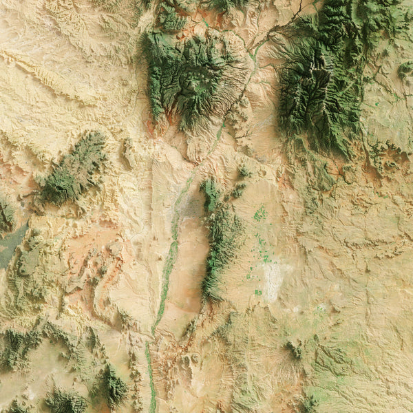 New Mexico Imagery Shaded Relief