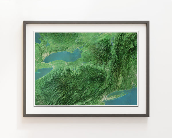 New York State Imagery Shaded Relief