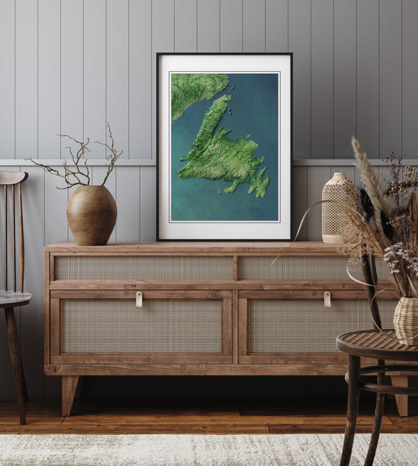 Newfoundland Imagery Shaded Relief