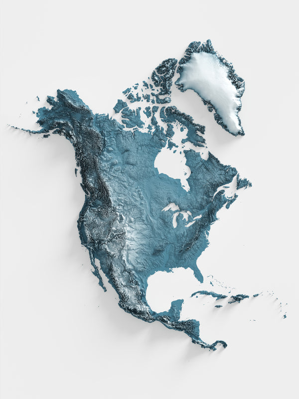 North America Shaded Relief
