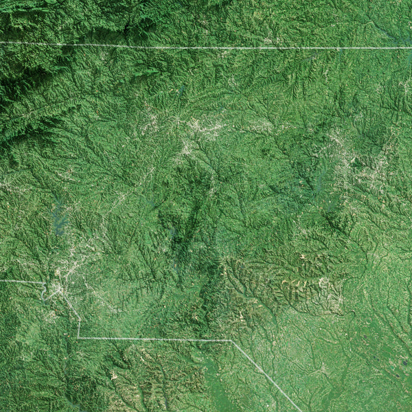 North Carolina Imagery Shaded Relief