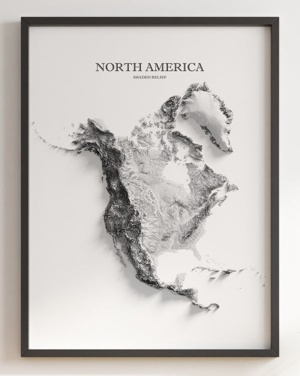 North America Shaded Relief