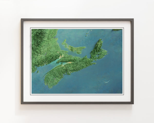 Nova Scotia Imagery Shaded Relief