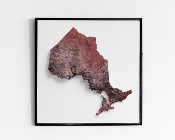 Ontario Shaded Relief (5 Variations)
