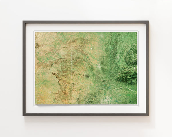 Oklahoma Imagery Shaded Relief