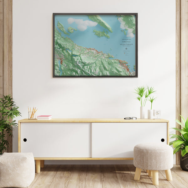 Parksville and Qualicum Beach Topographic Map