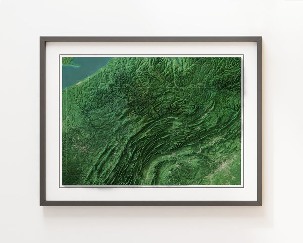 Pennsylvania Imagery Shaded Relief