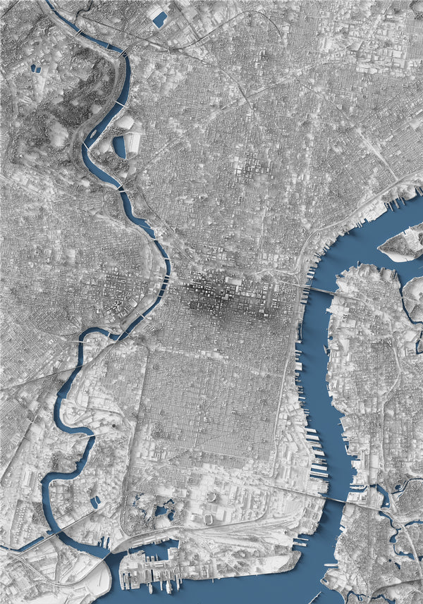 Philadelphia Shaded Relief