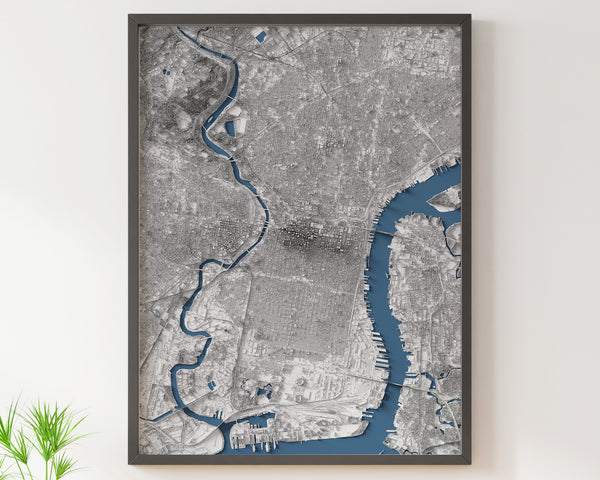 Philadelphia Shaded Relief