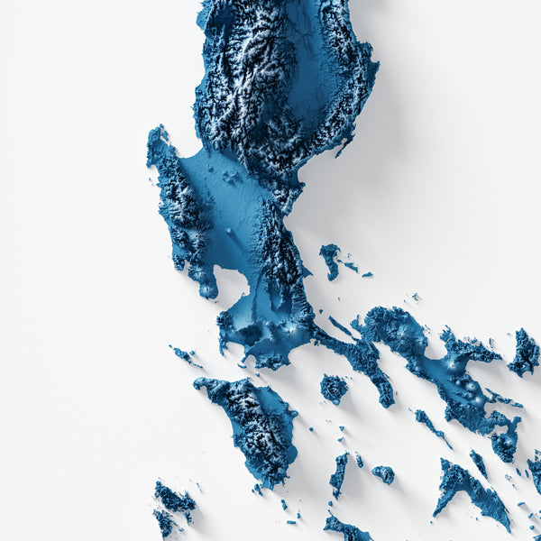 The Philippines Shaded Relief