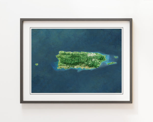 Puerto Rico Imagery Shaded Relief