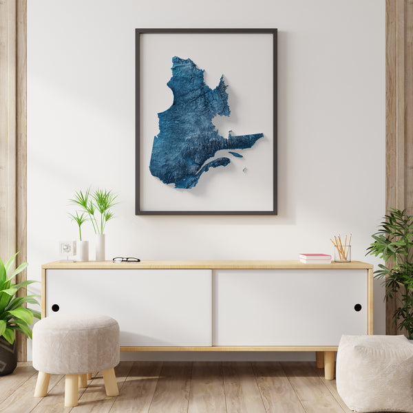 Quebec Shaded Relief
