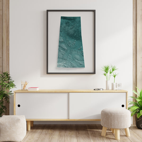 Saskatchewan Shaded Relief (5 Variations)