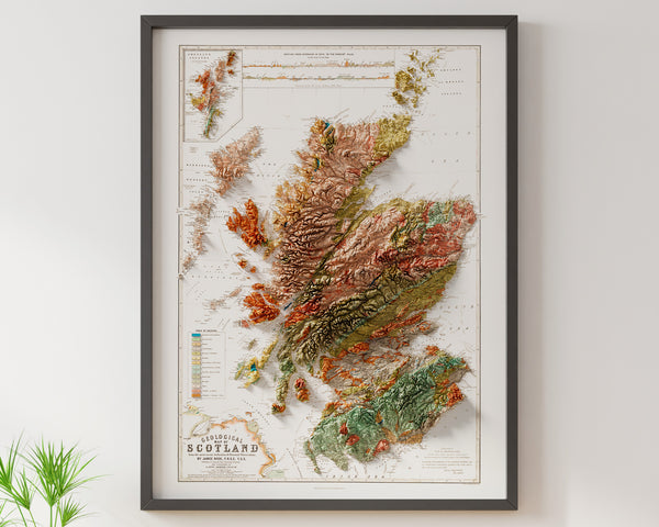 Geological Map of Scotland (c.1860)