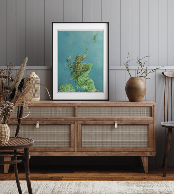 Scotland Imagery Shaded Relief