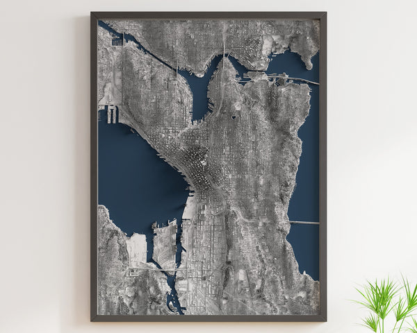 Seattle Shaded Relief