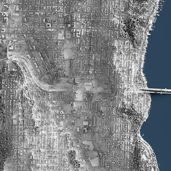 Seattle Shaded Relief
