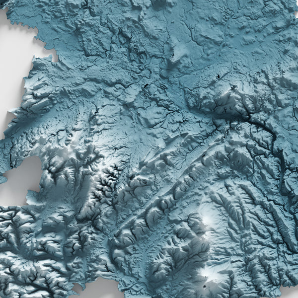 Shropshire County Shaded Relief
