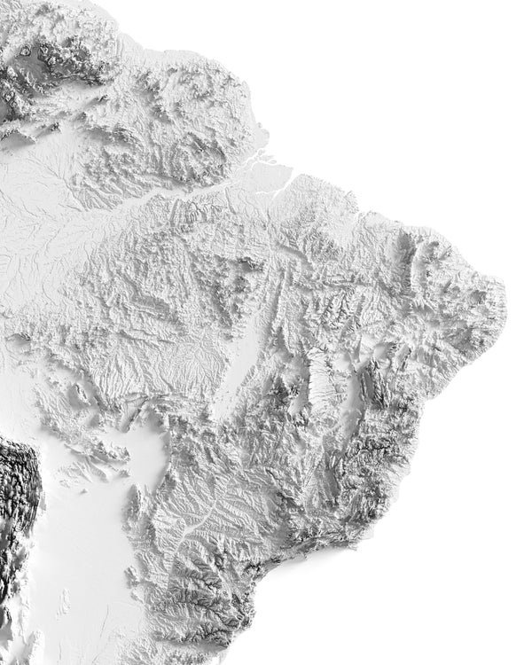 South America Shaded Relief