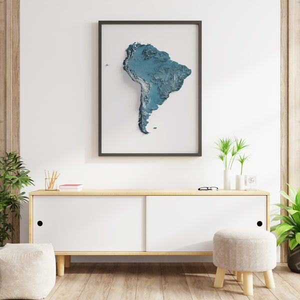 South America Shaded Relief