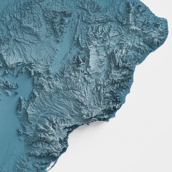 South America Shaded Relief
