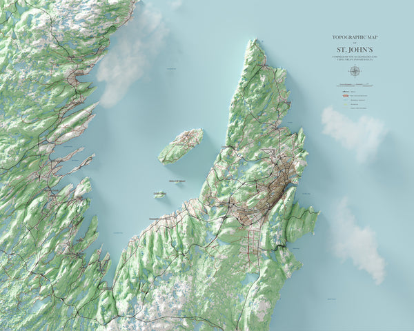 St. John's Topographic Map