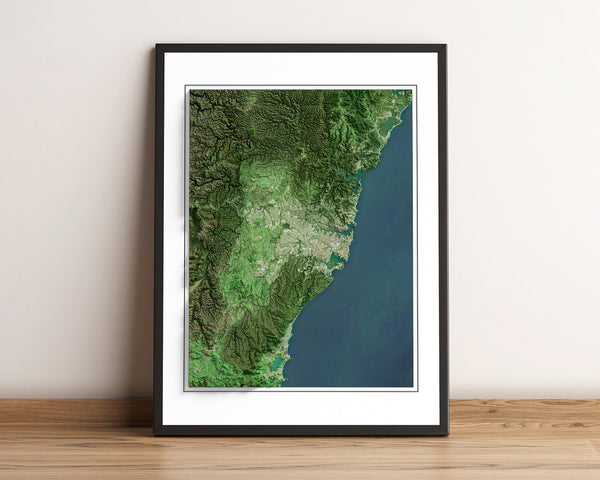 Sydney Imagery Shaded Relief