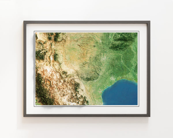 Texas Imagery Shaded Relief