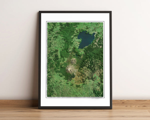 Tongariro, New Zealand Imagery Shaded Relief