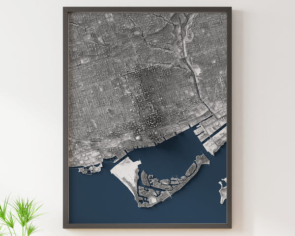 Toronto Shaded Relief