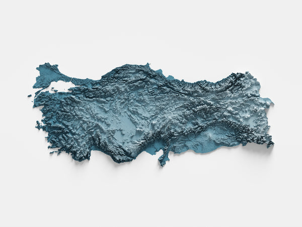 Turkey Shaded Relief