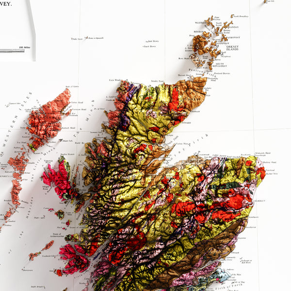 Geological Map of The British Isles and Ireland (c.1969)
