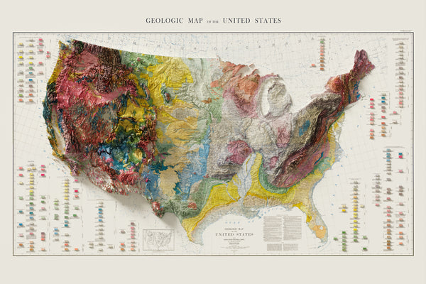 Geological Map of the United States (c.1932)
