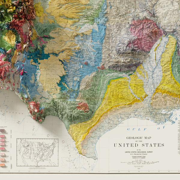 Geological Map of the United States (c.1932)