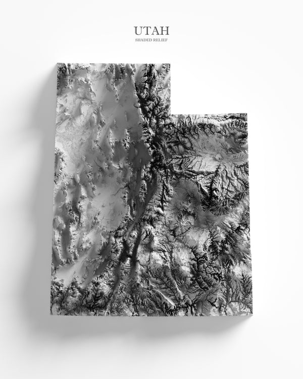 Utah Shaded Relief