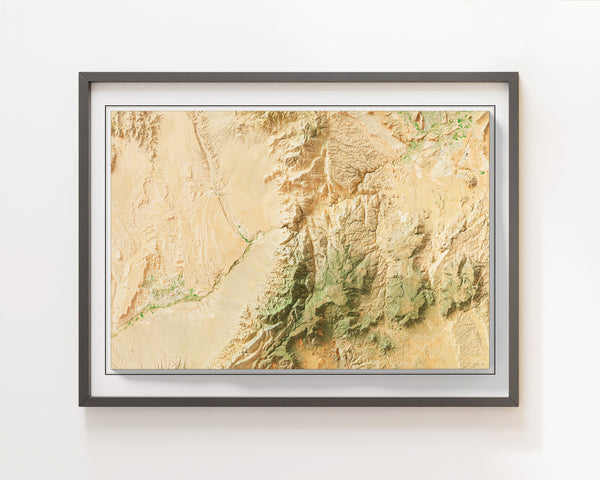 Virgin River, Arizona Imagery Shaded Relief