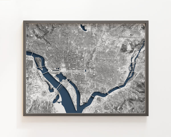Washington D.C. Shaded Relief