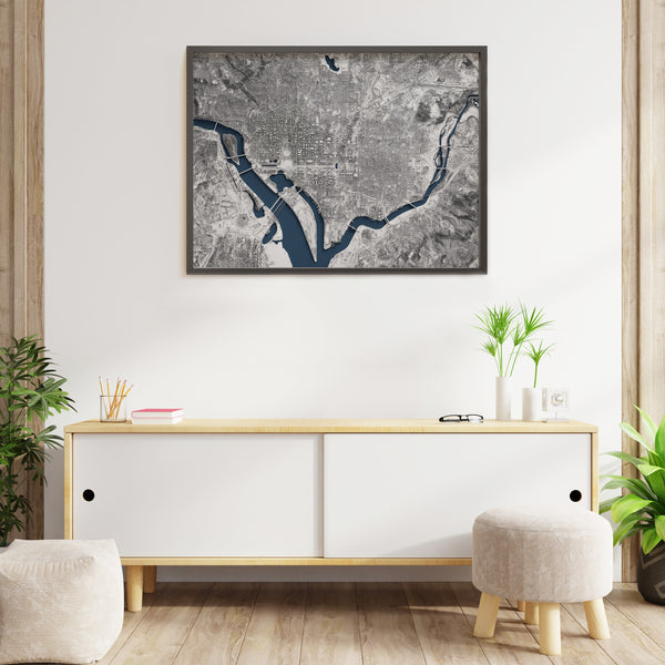 Washington D.C. Shaded Relief