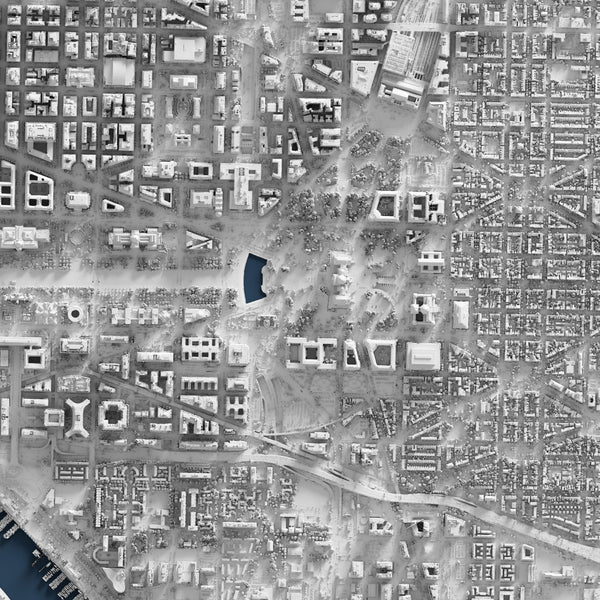 Washington D.C. Shaded Relief